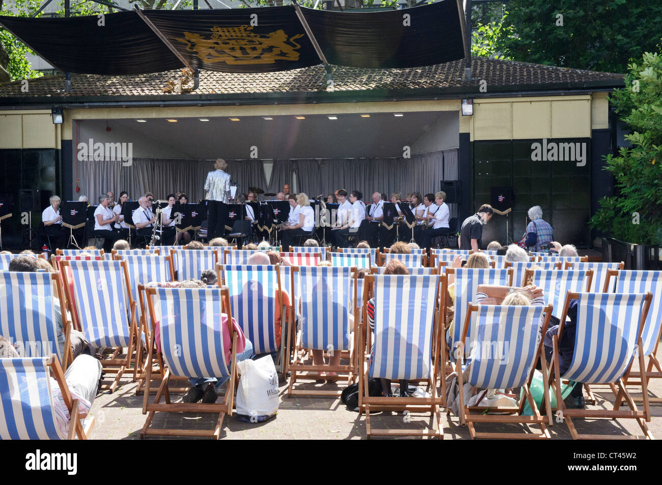 Summer Time in London, England, UK. Stock Photo