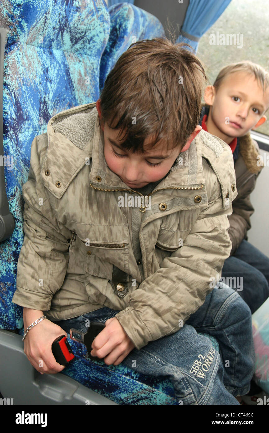 SCHOOL BUS Stock Photo