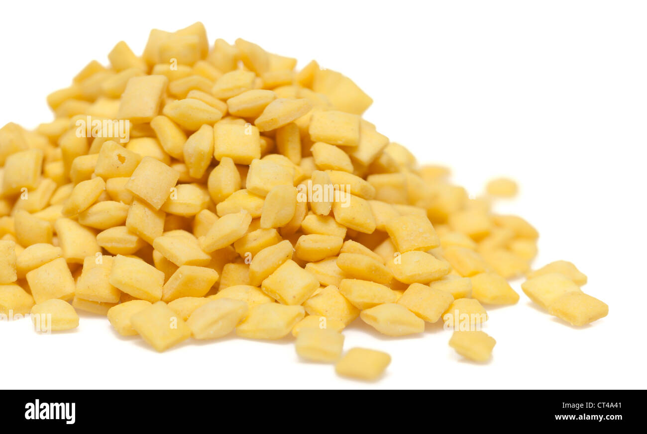 Pile of croutons Stock Photo