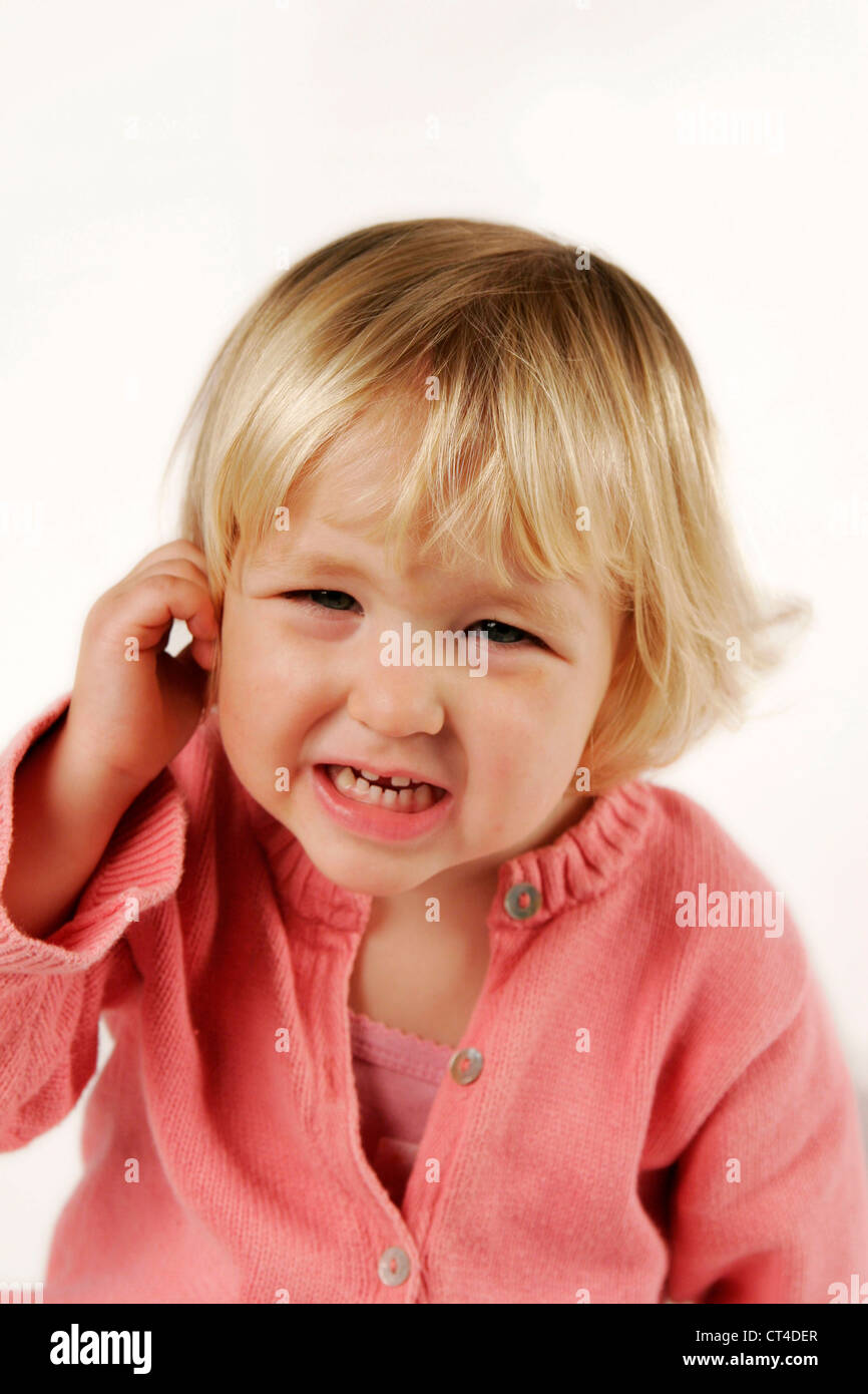 EAR PAIN IN A CHILD Stock Photo Alamy
