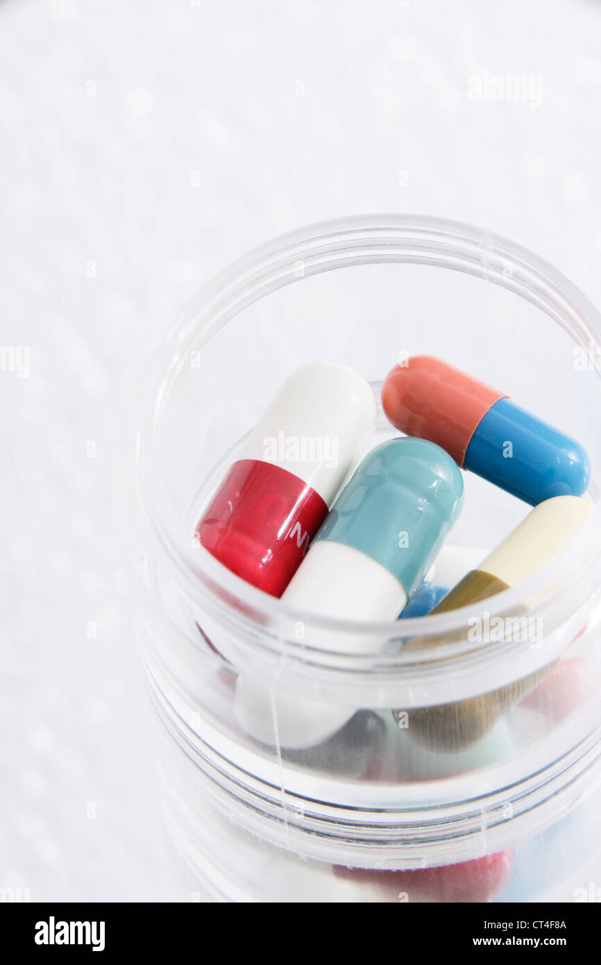 A CAPSULEFORM DRUG Stock Photo Alamy