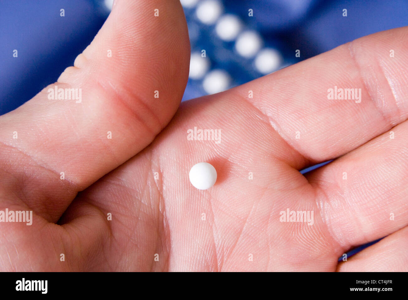 ORAL CONTRACEPTIVE FOR MEN Stock Photo