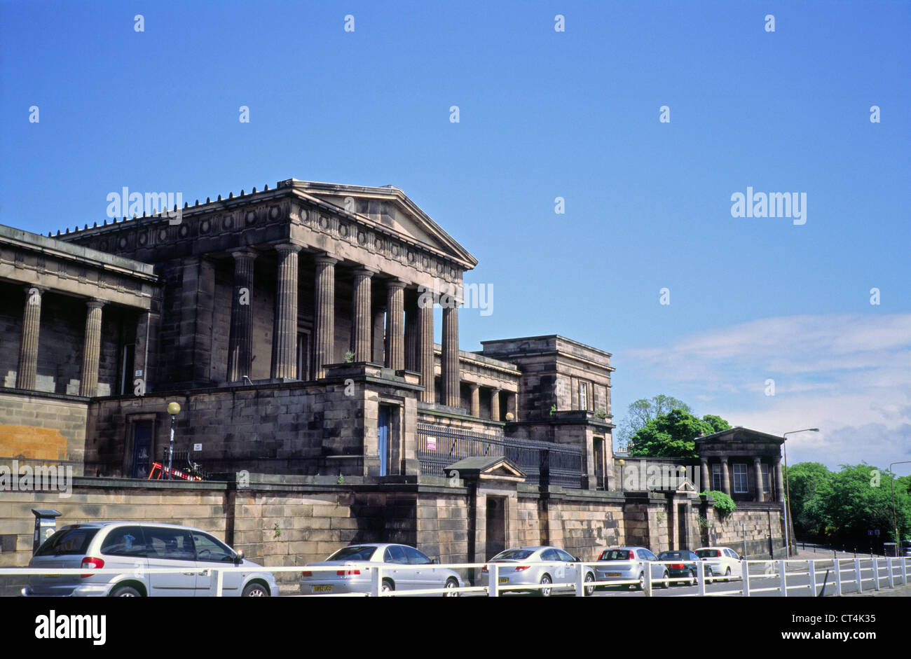 New Parliament House Otherwise Known as Old Royal High School, Regent Road, Edinburgh, Scotland, UK Stock Photo