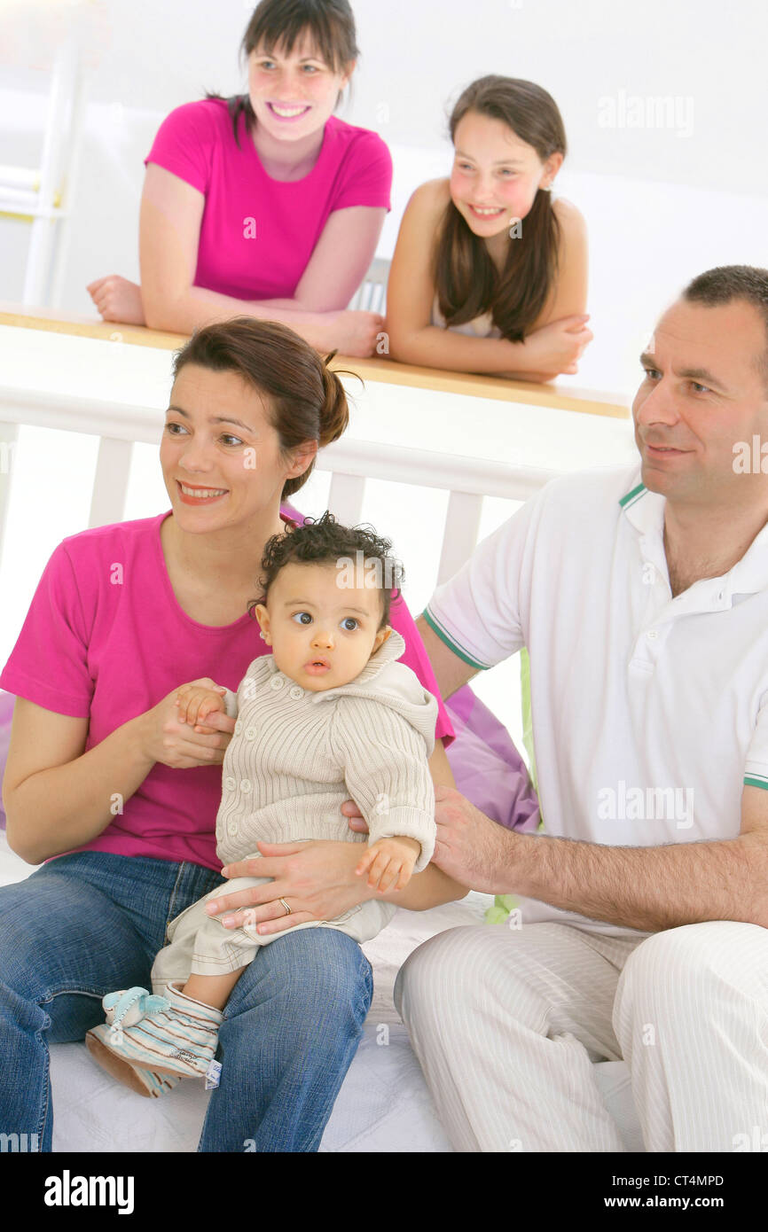 Reconstituted family hi-res stock photography and images - Alamy
