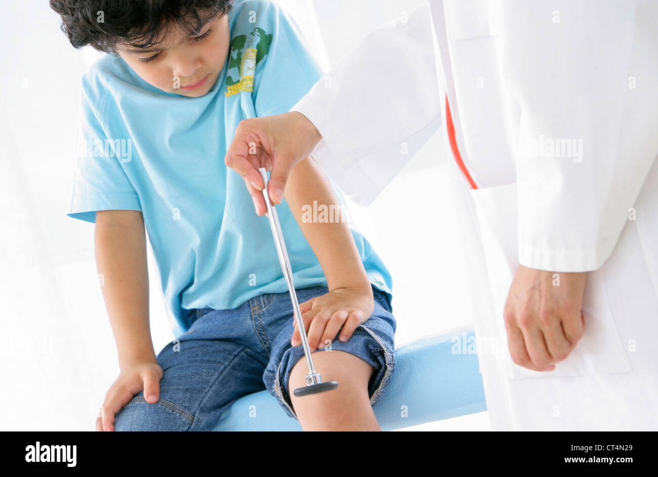 REFLEX SYMPTOMATOLOGY CHILD Stock Photo
