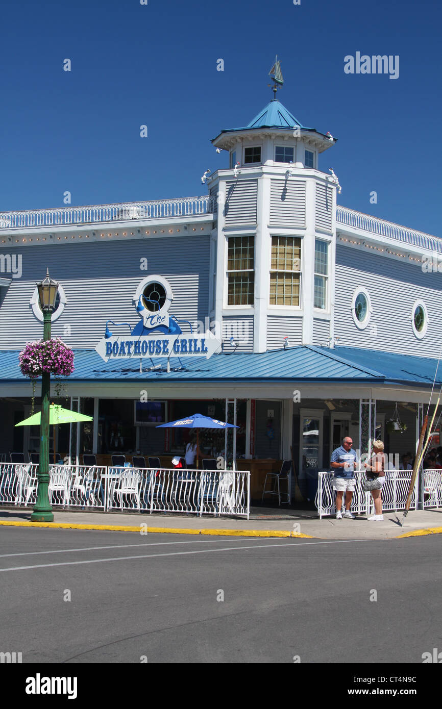 The Boathouse Grill. The Boathouse Bar and Grill. PutInBay, South Bass Island, Ohio, USA. On