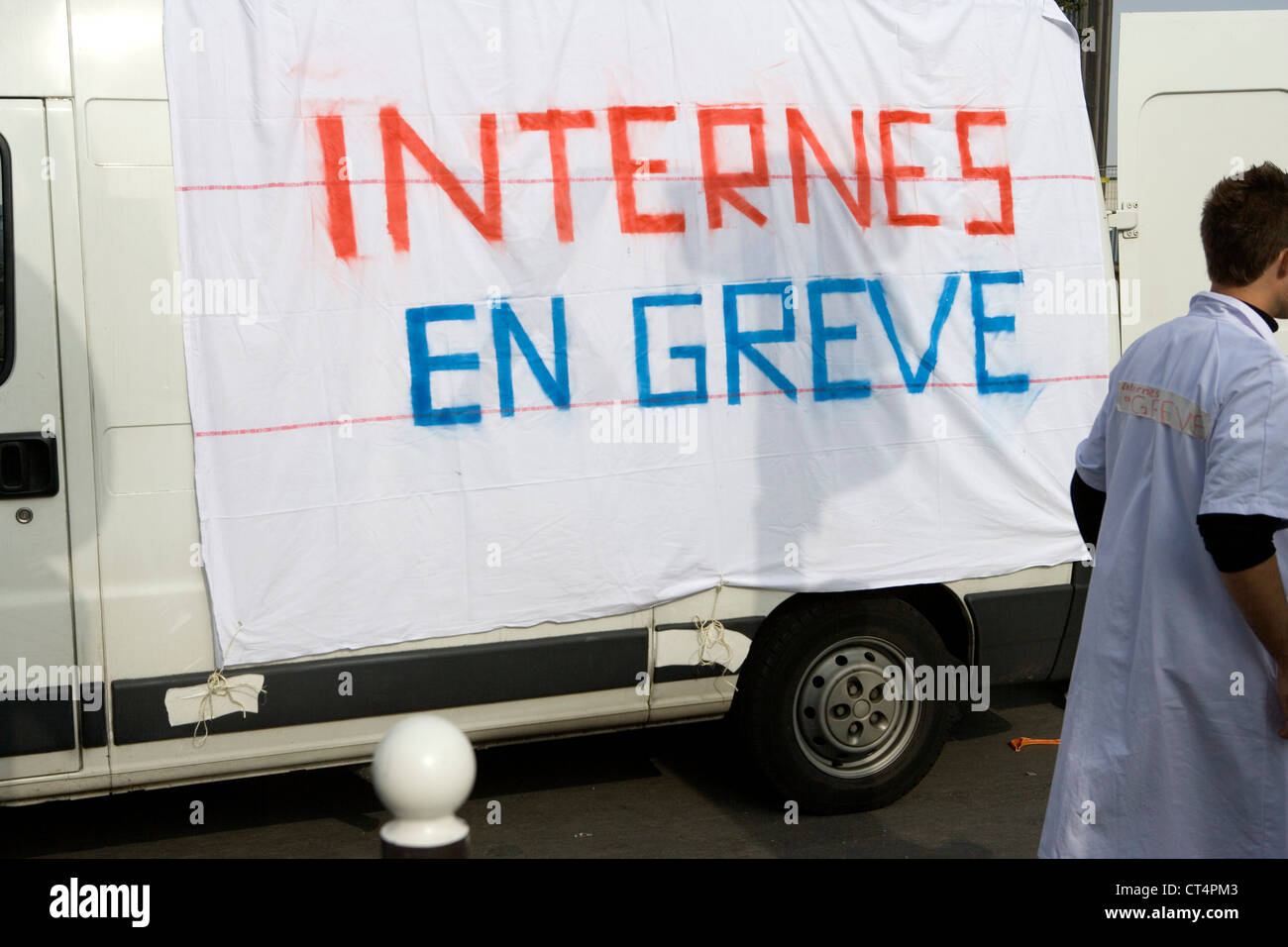 DOCTOR ON STRIKE Stock Photo Alamy