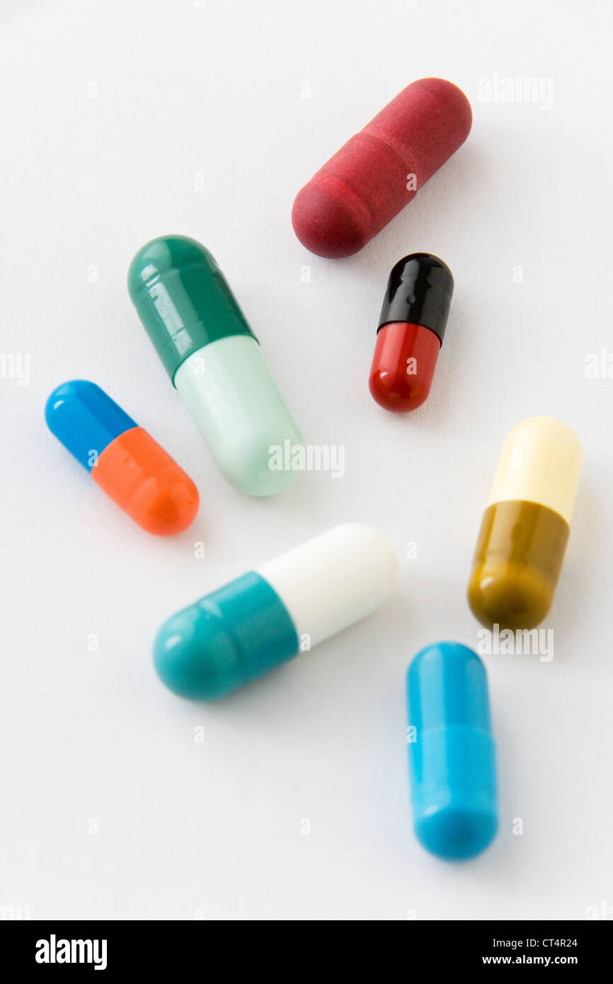 A CAPSULEFORM DRUG Stock Photo Alamy