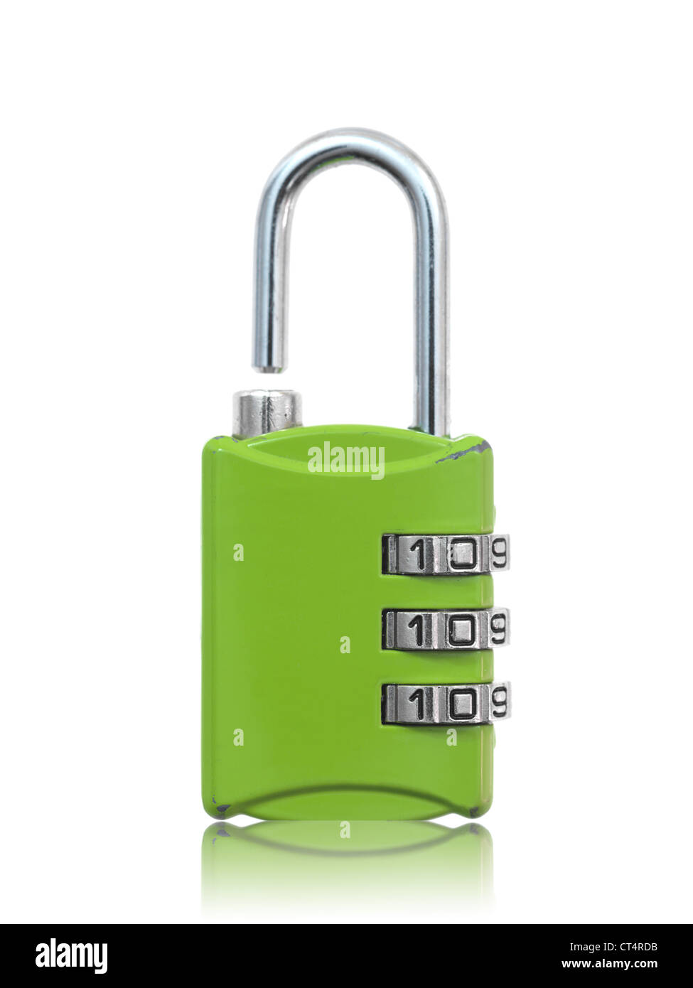 A luggage lock isolated against a white background Stock Photo Alamy