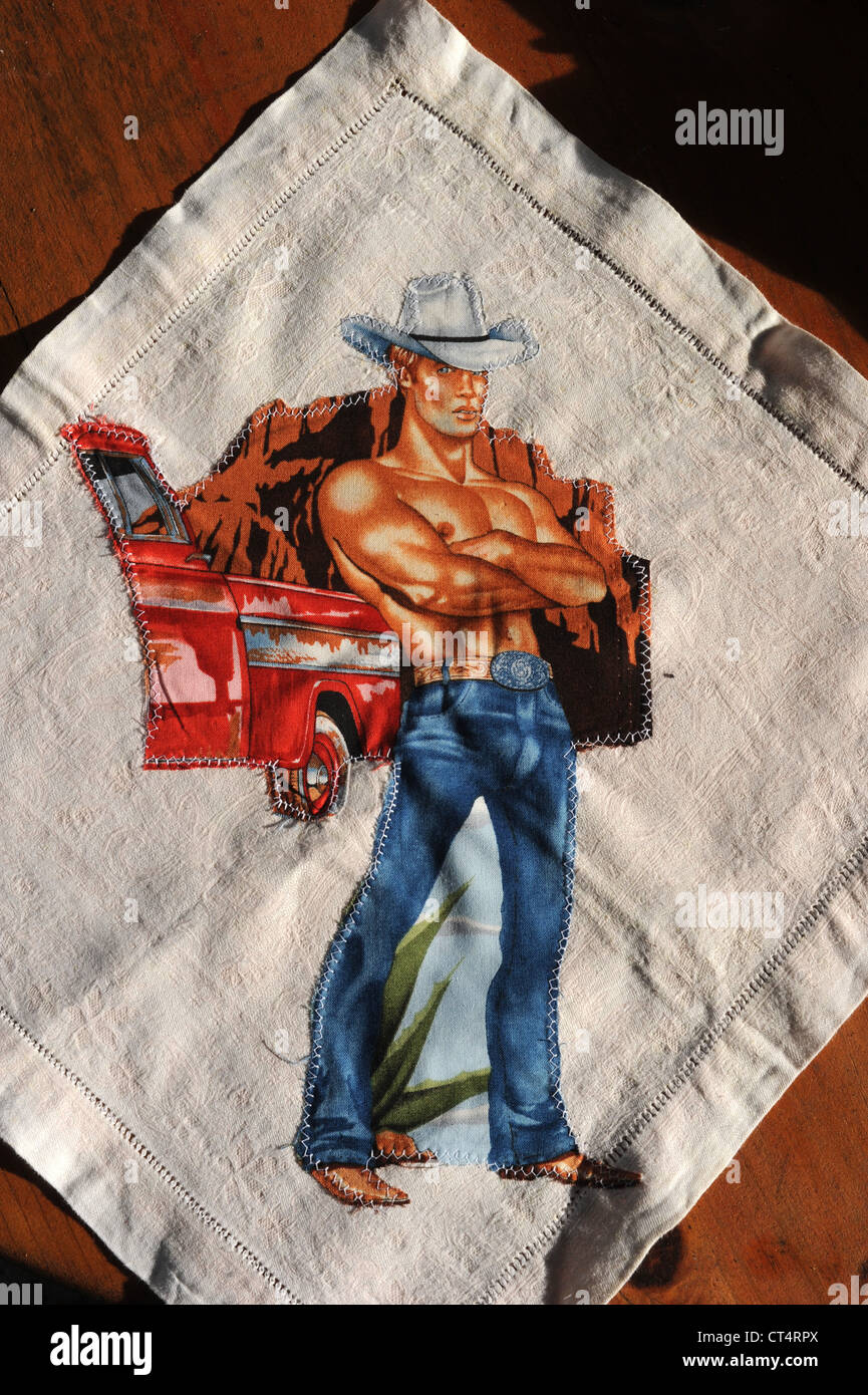 Gay Cowboy memorabilia Stock Photo