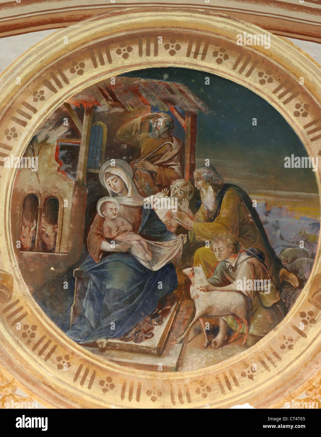 Nativity animals painting hi-res stock photography and images - Alamy