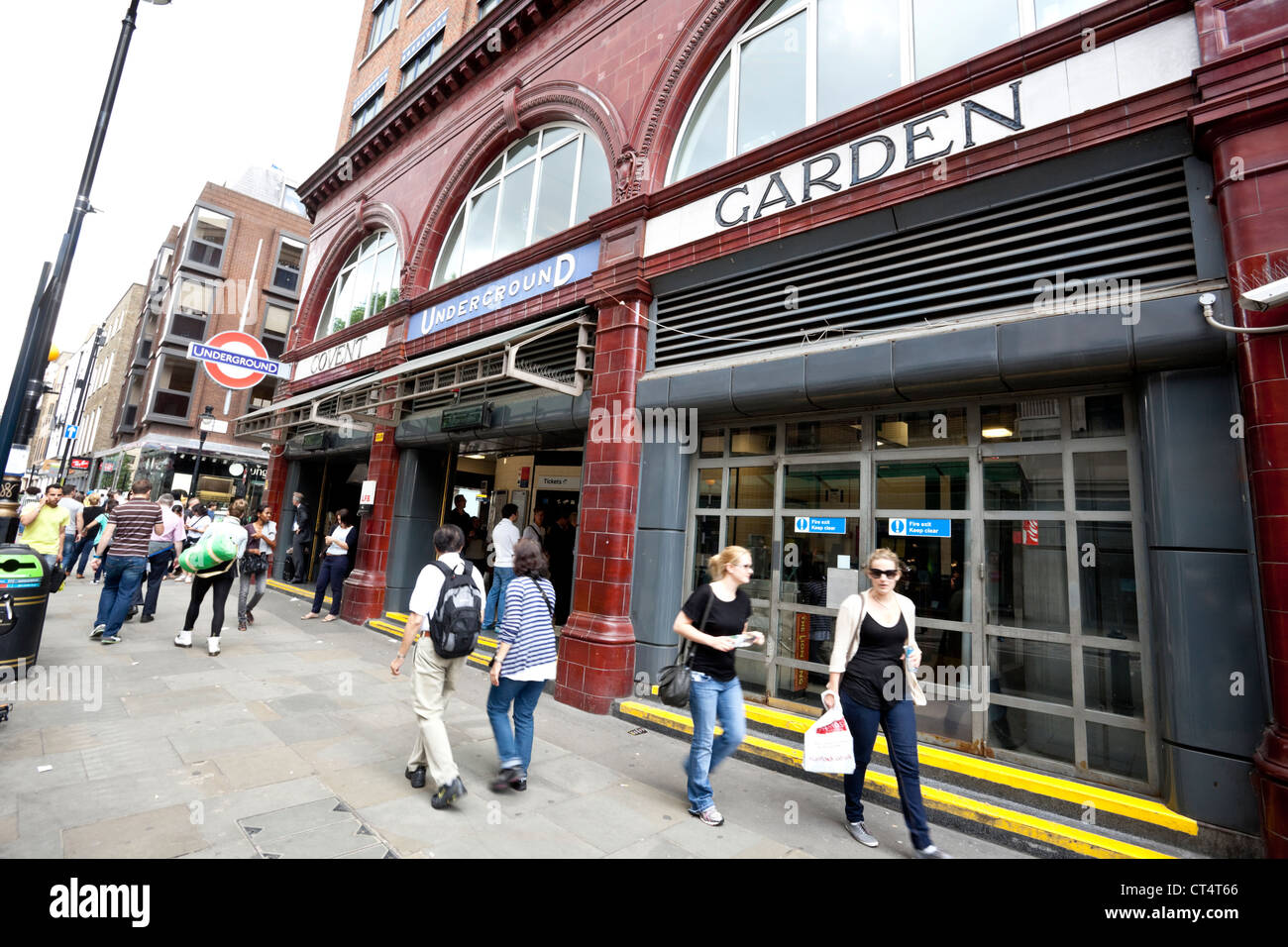 Covent Garden Tube Station, London, England, UK Stock Photo Alamy