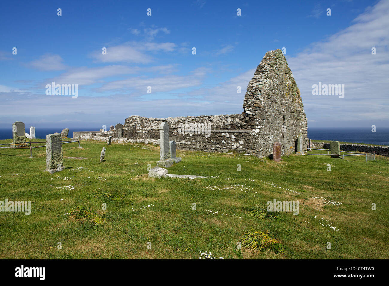 Trumpan church ruins on the Isle of Skye Stock Photo - Alamy