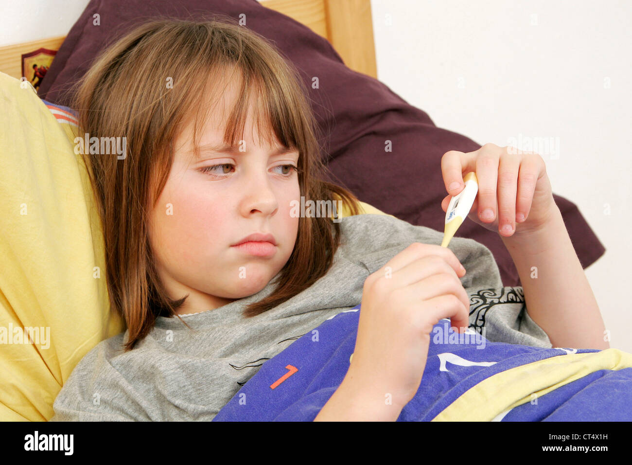 FEVER IN A CHILD Stock Photo Alamy