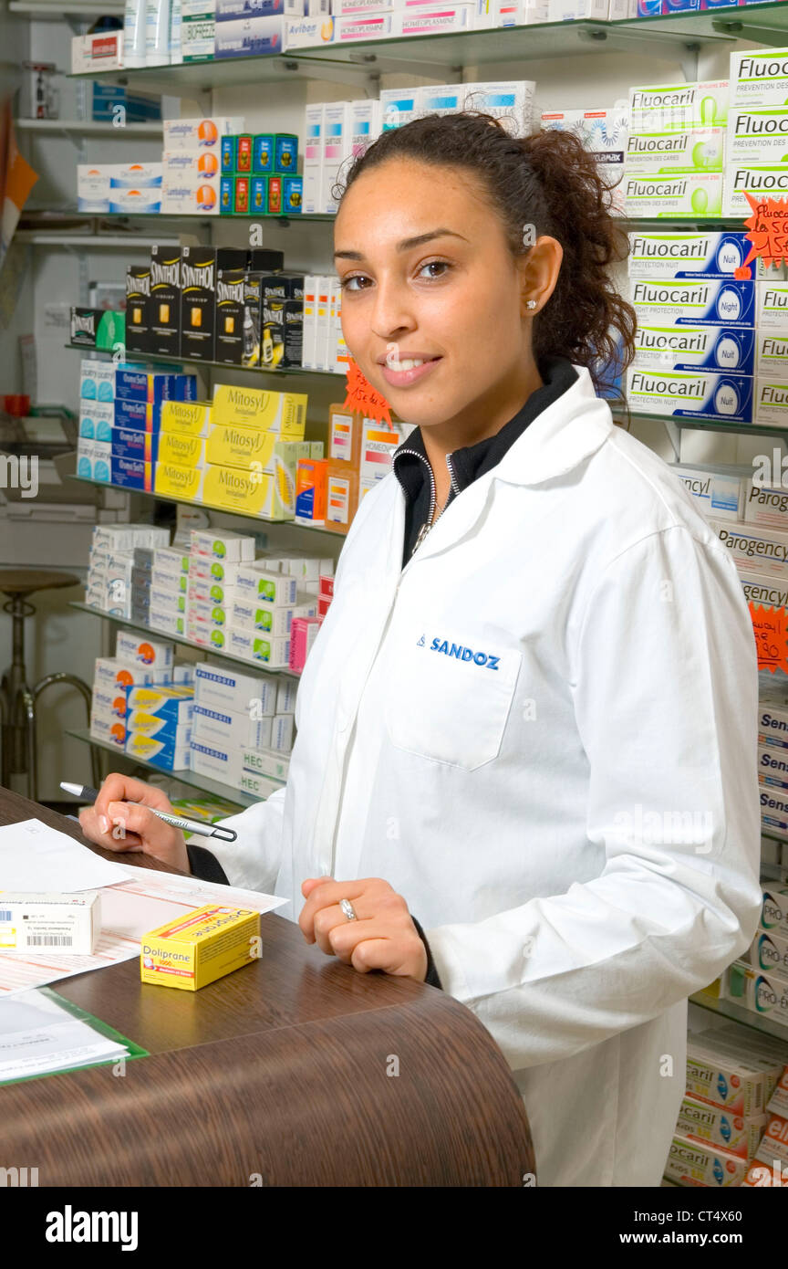 INTERIOR OF A CHEMIST'S SHOP Stock Photo - Alamy
