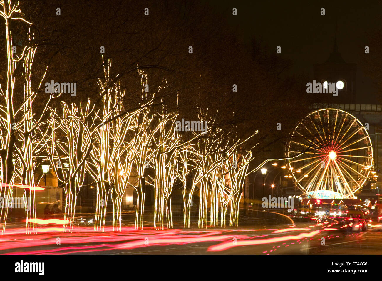 Berlin, Unter den Linden Christmas lights Stock Photo Alamy