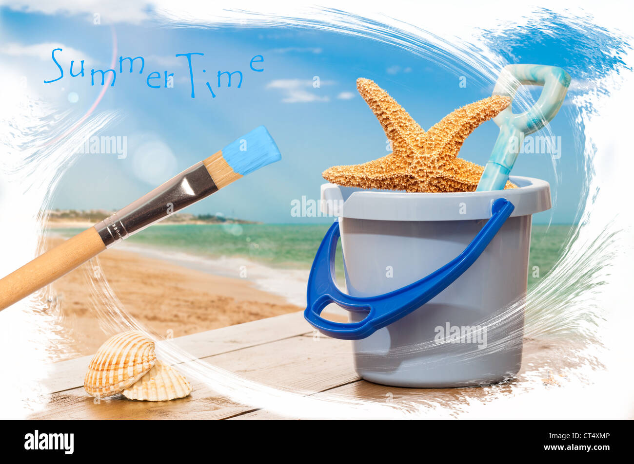 Bucket and spade holiday hires stock photography and images Alamy