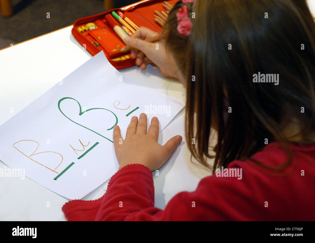 Tuttlingen, religious instruction in a first class Stock Photo