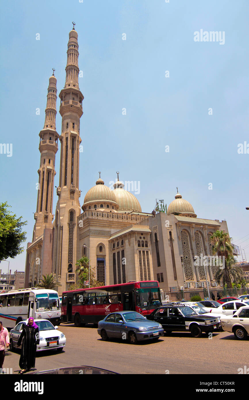 el-Nour Mosque in Cairo Egypt Stock Photo