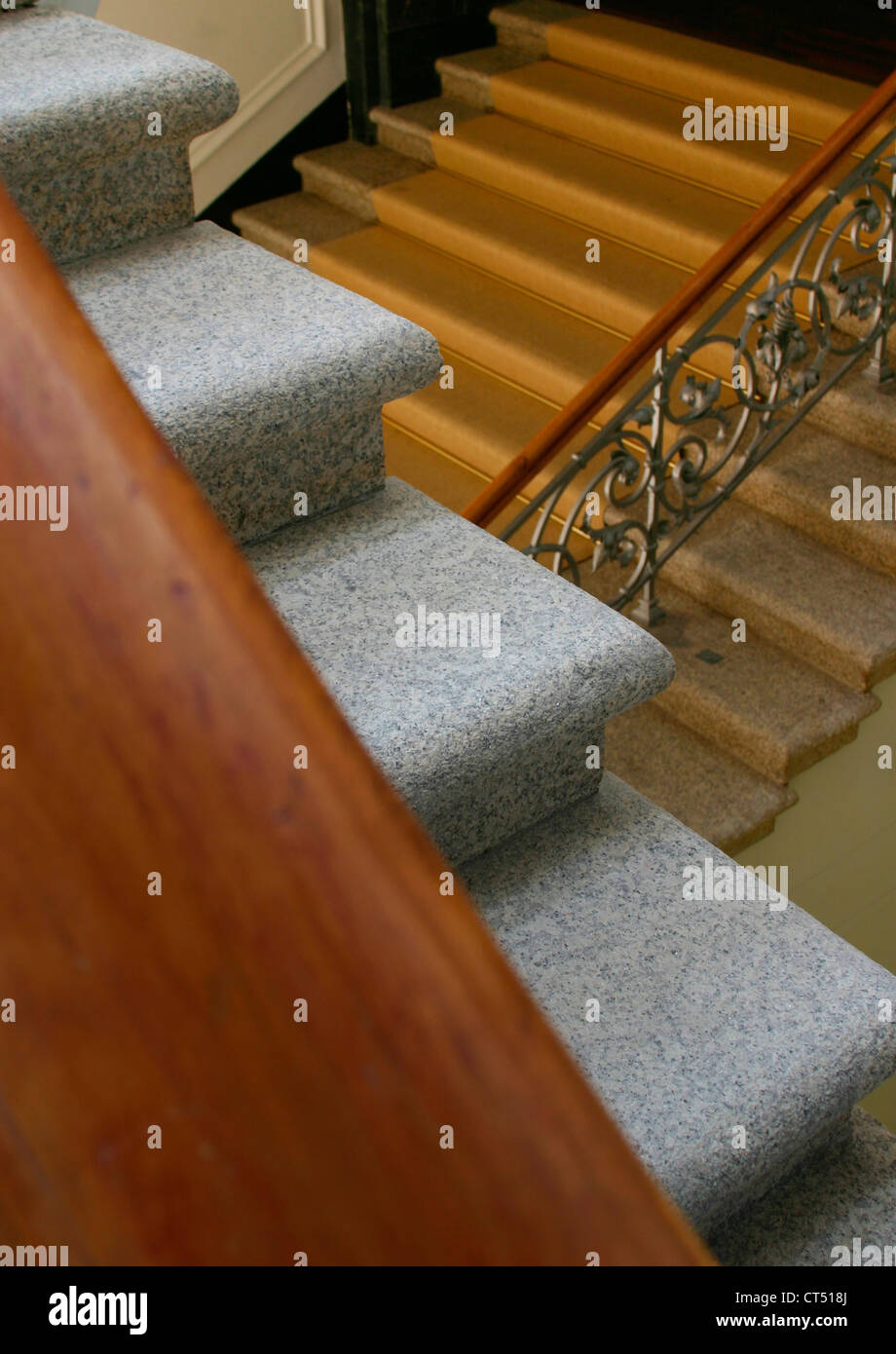 Berlin Generous Stairs In A Stairwell Stock Photo 49283266 Alamy