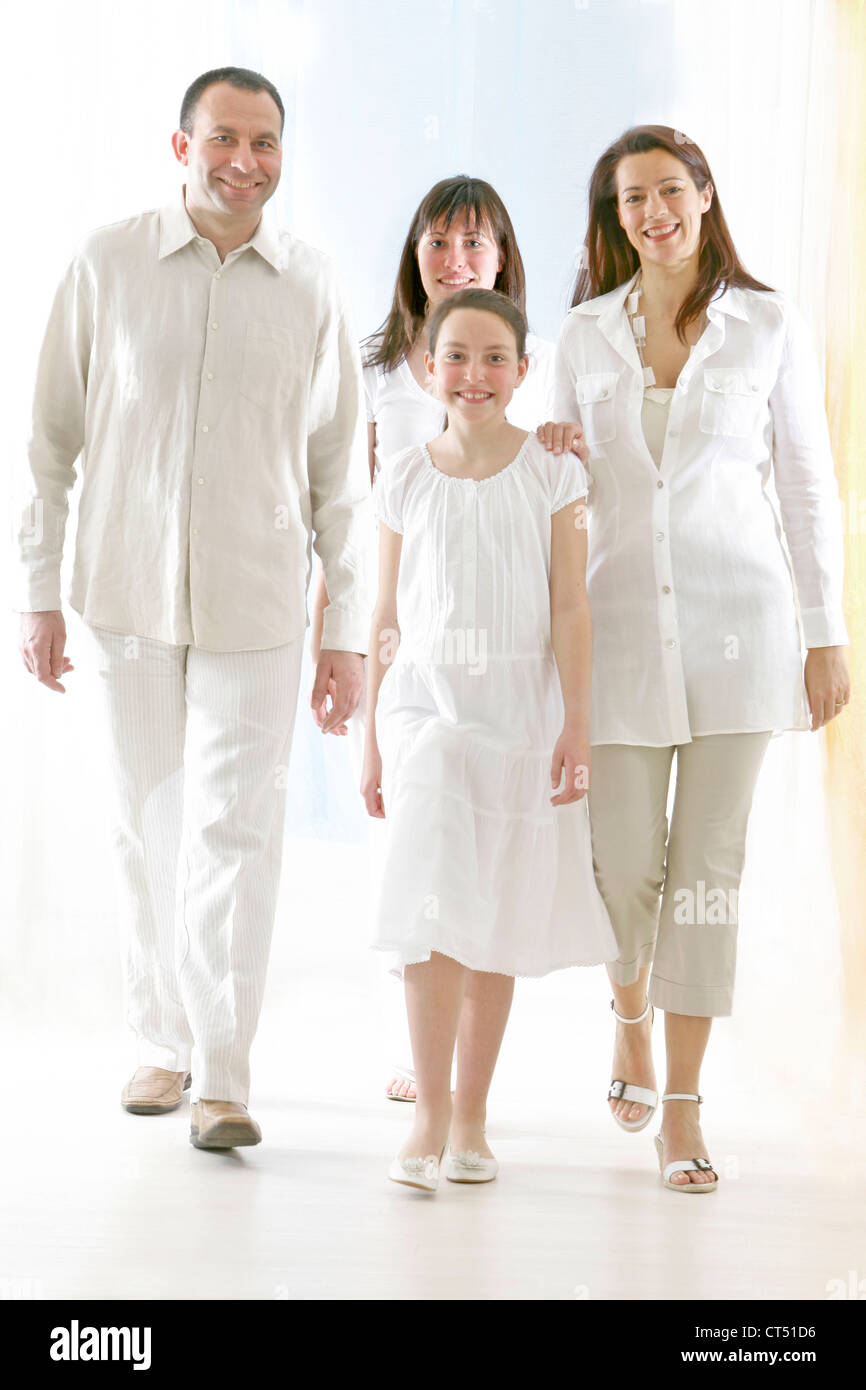 FAMILY INDOORS Stock Photo - Alamy