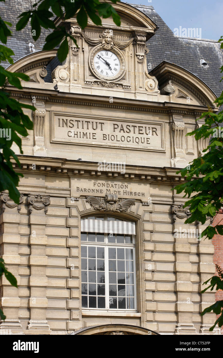 PASTEUR INSTITUTE  IN PARIS Stock Photo