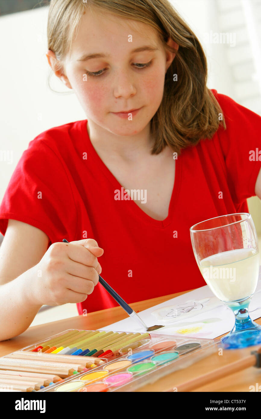 MANUAL ACTIVITY, CHILD Stock Photo Alamy