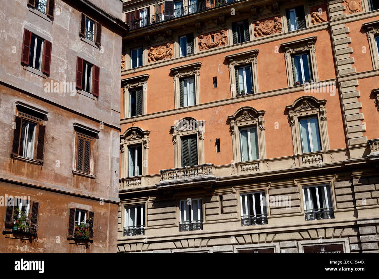Apartments in Rome Stock Photo Alamy