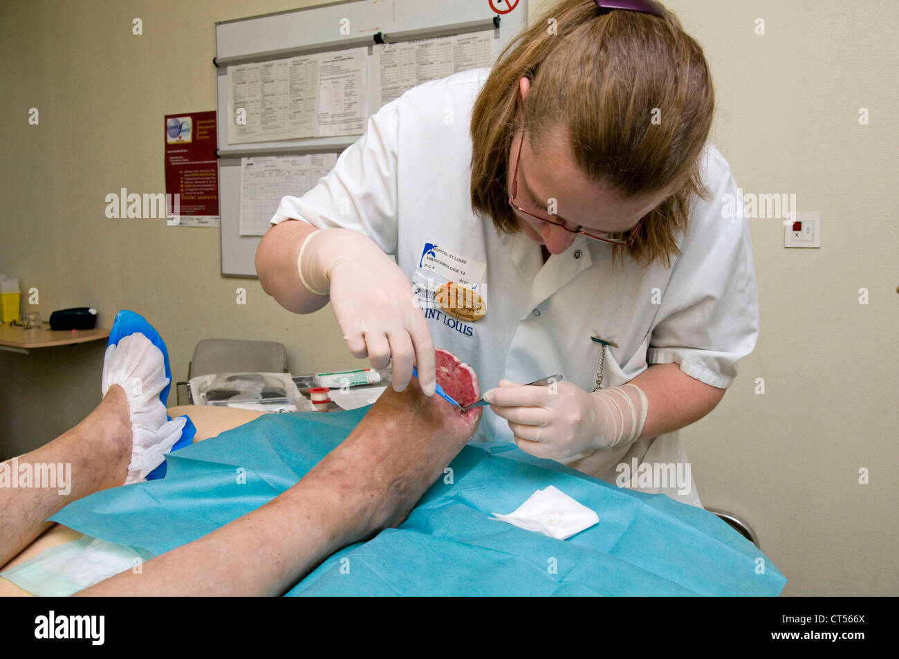 DIABETIC FOOT CARE Stock Photo Alamy