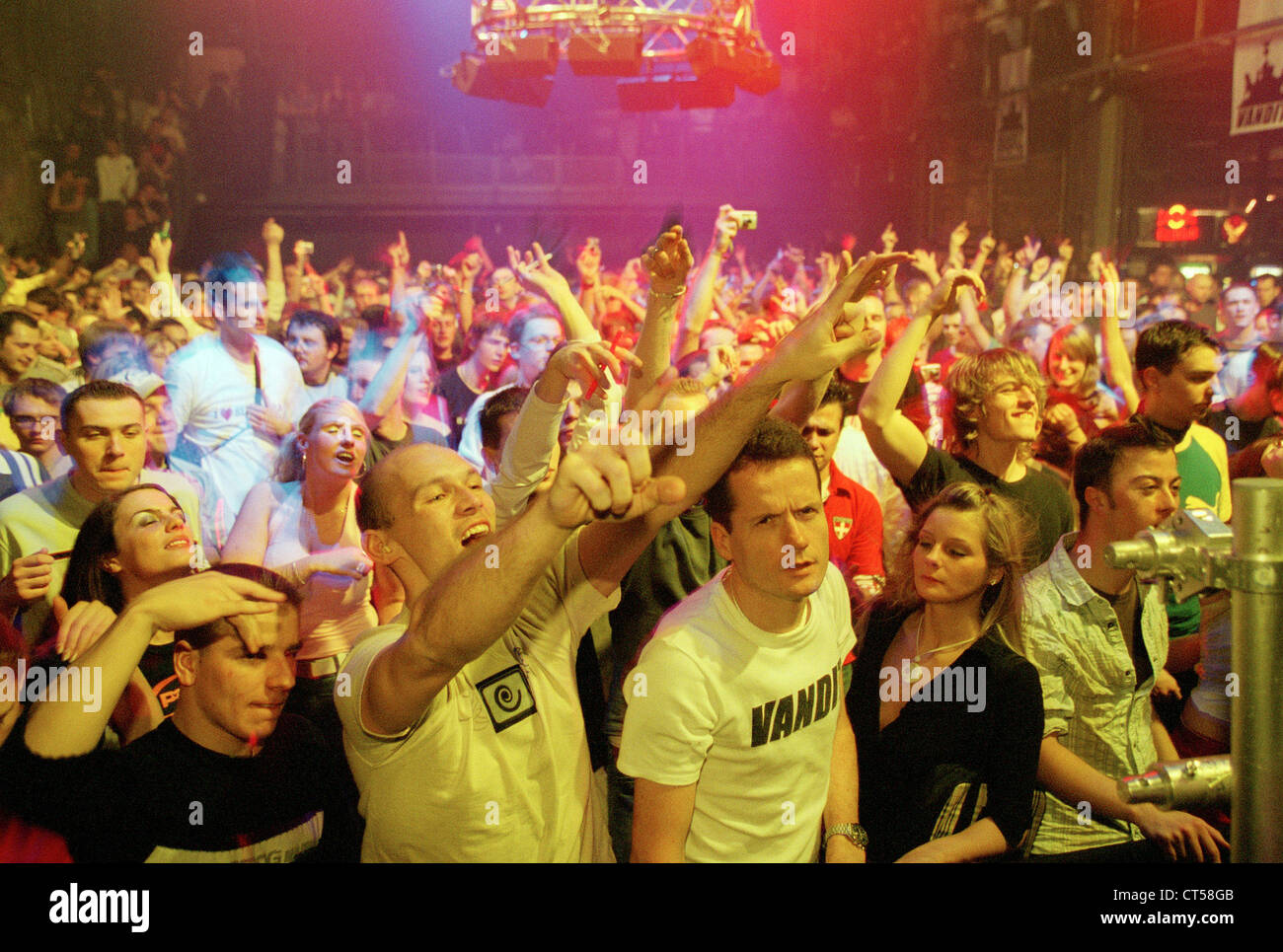 Berlin dance, young people and celebrate on a techno party Stock Photo Alamy