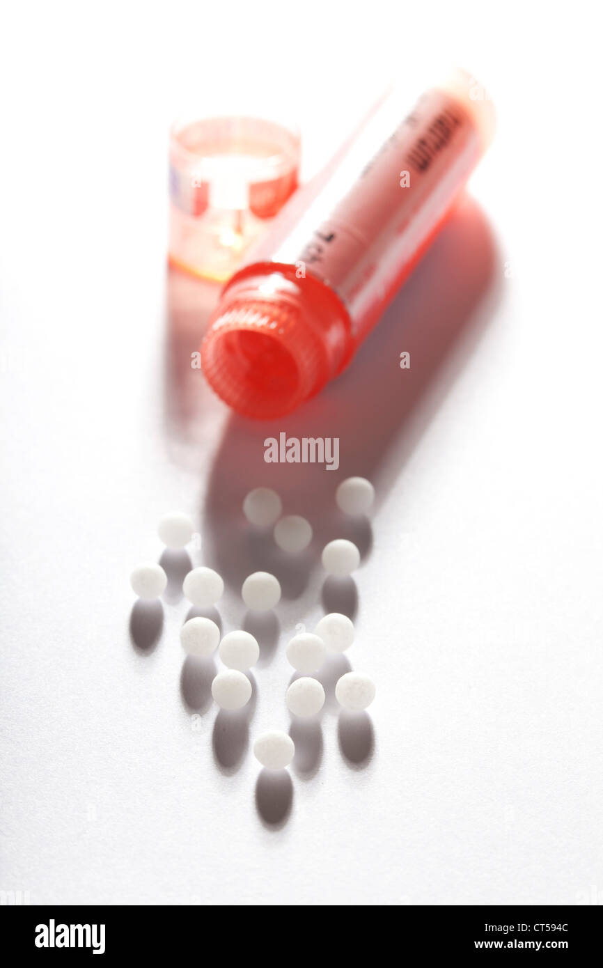 HOMEOPATHY Stock Photo