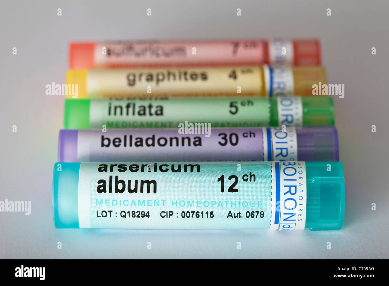 HOMEOPATHY Stock Photo