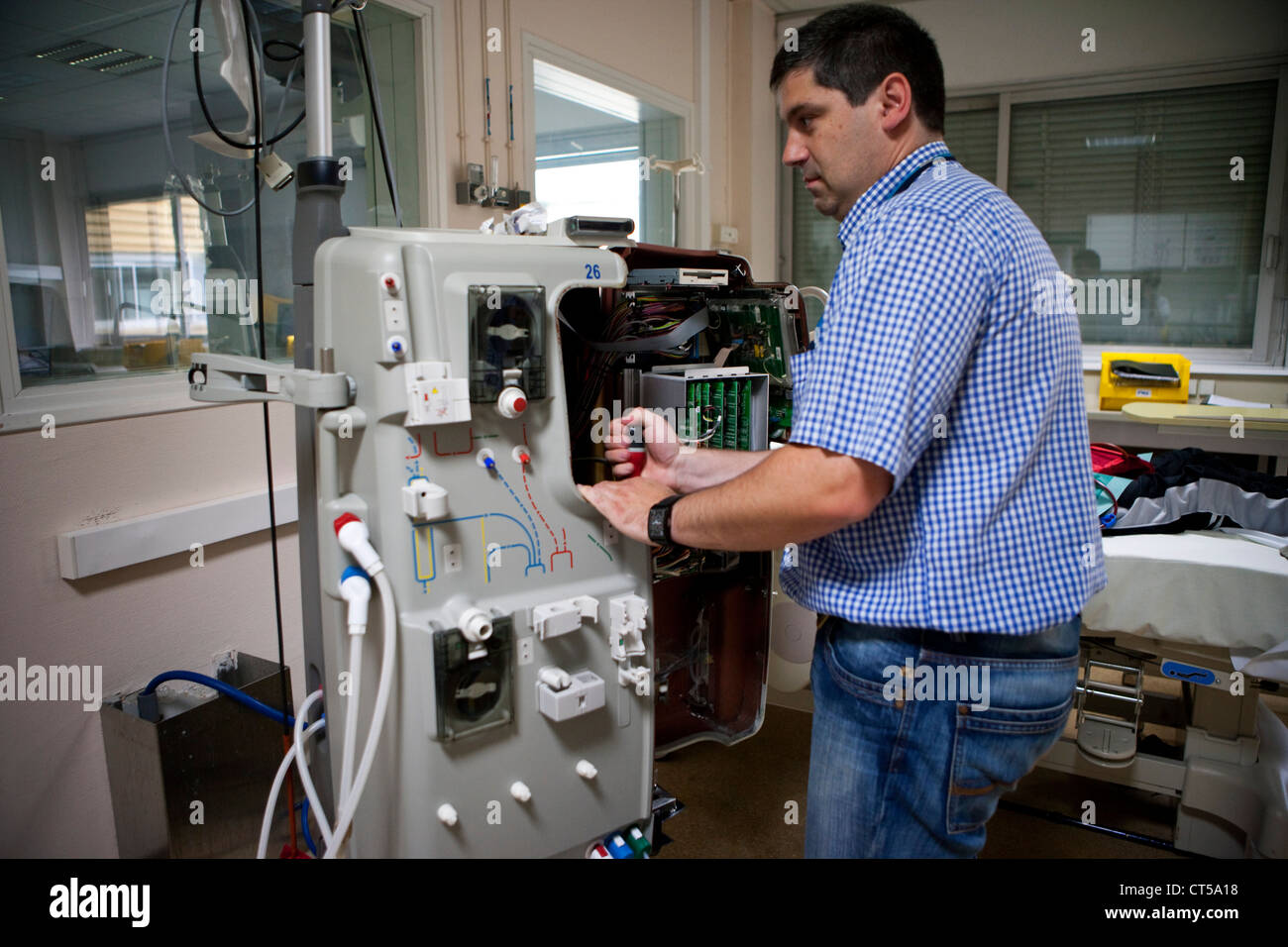 hospital-maintenance-stock-photo-alamy