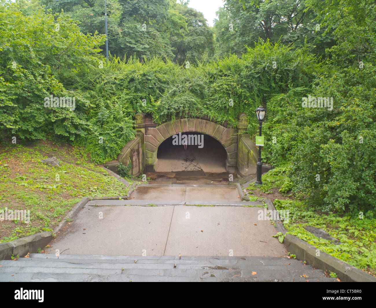 Central park new york city rain hi-res stock photography and images - Alamy