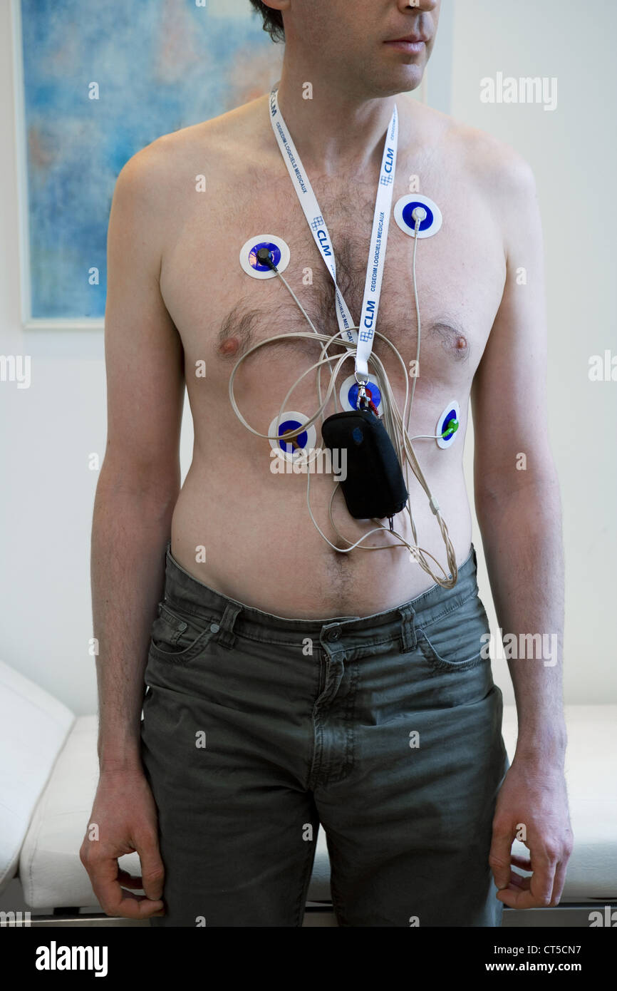 Ecg holter hi-res stock photography and images - Alamy