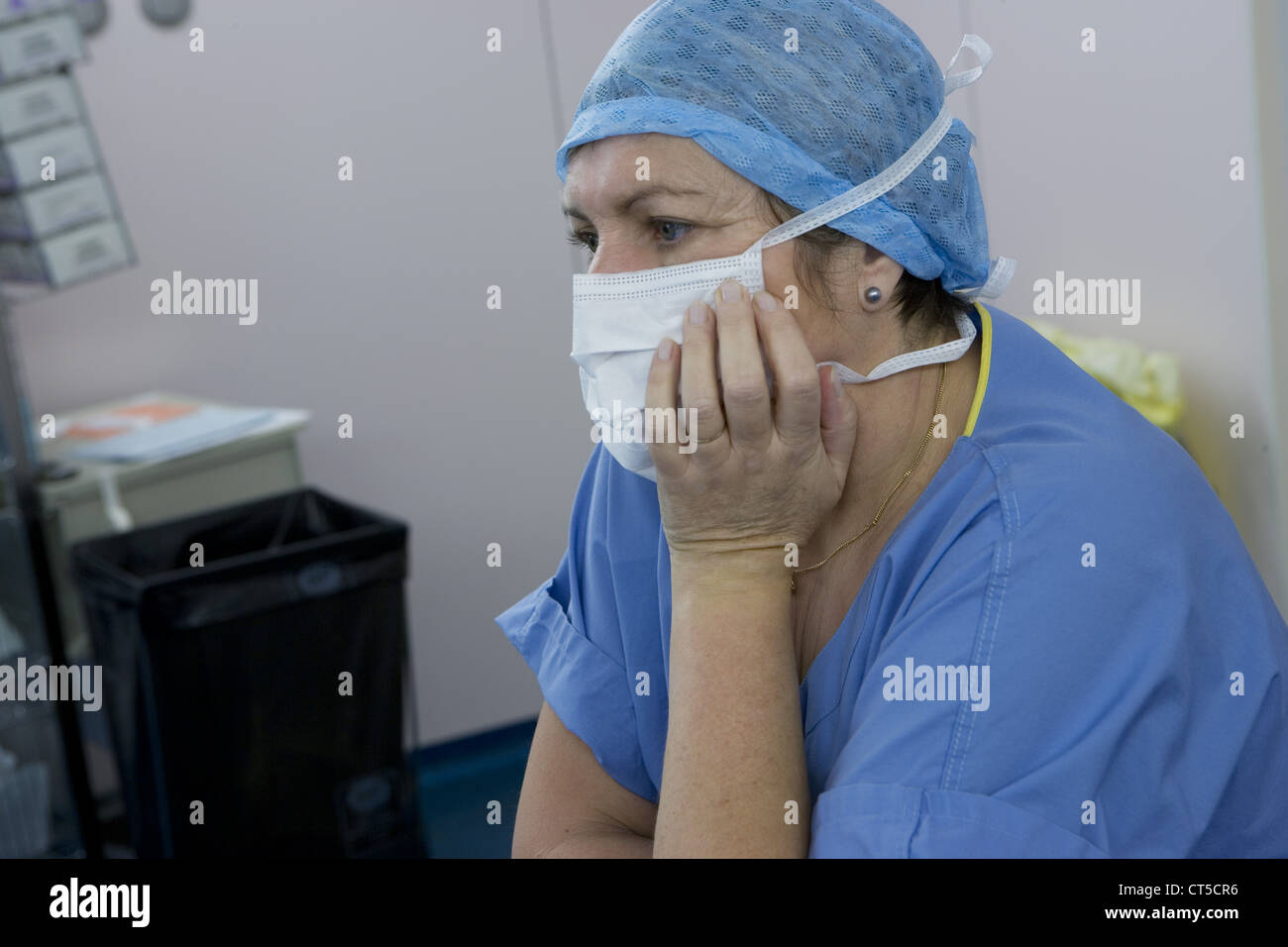 Tired nurse hires stock photography and images Alamy