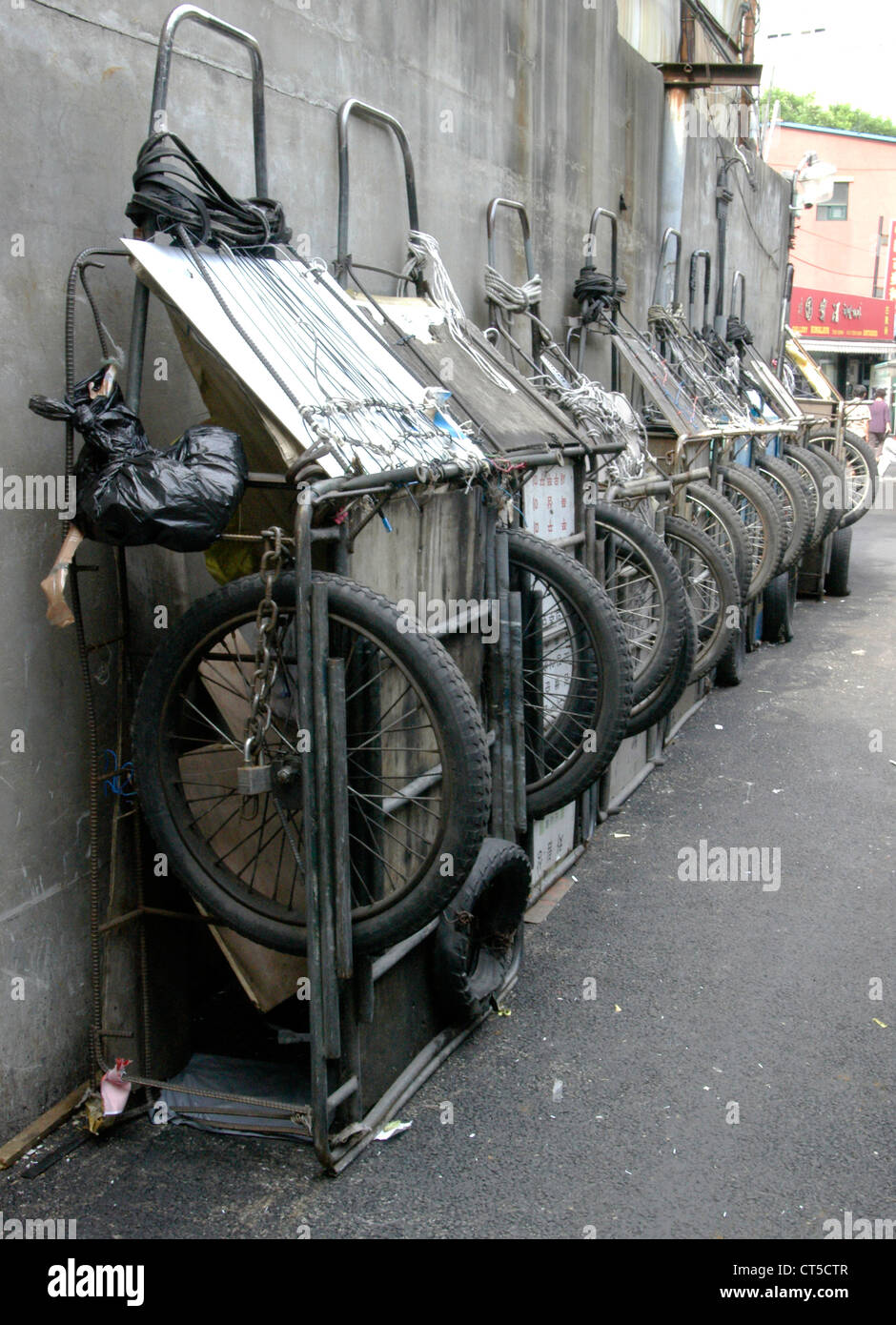 Hawker Carts in Seoul, South Korea. Stock Photo