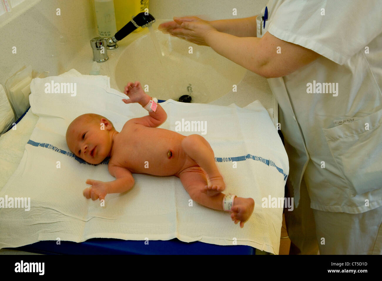 NEWBORN BABY HYGIENE Stock Photo Alamy