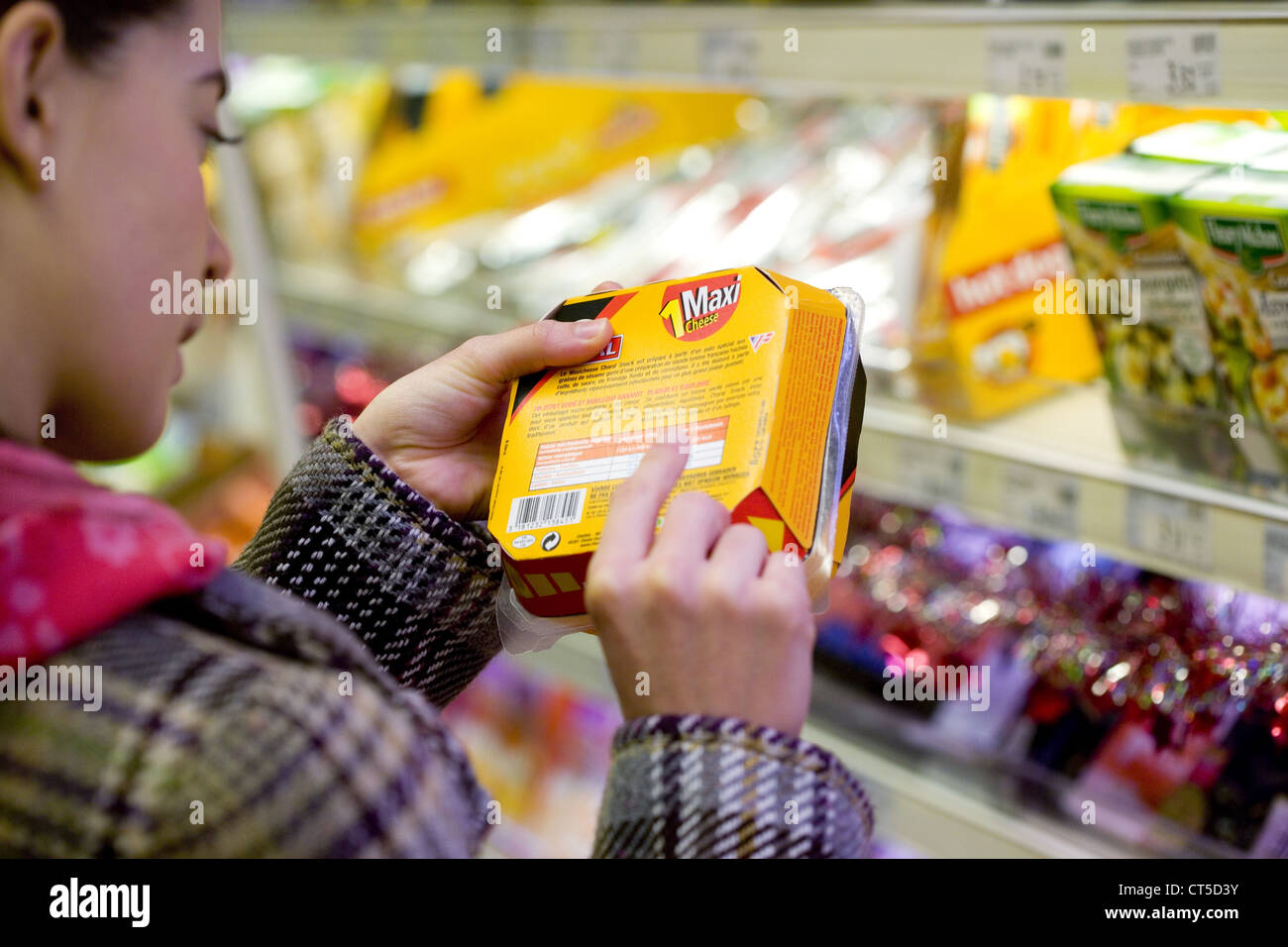 WOMAN SHOPPING Stock Photo