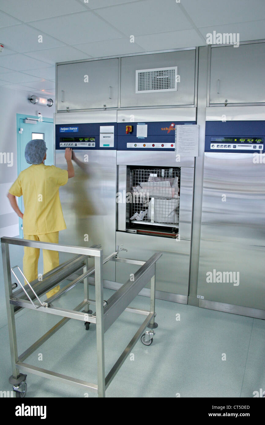 STERILIZATION OF MED. EQUIPMENT Stock Photo Alamy