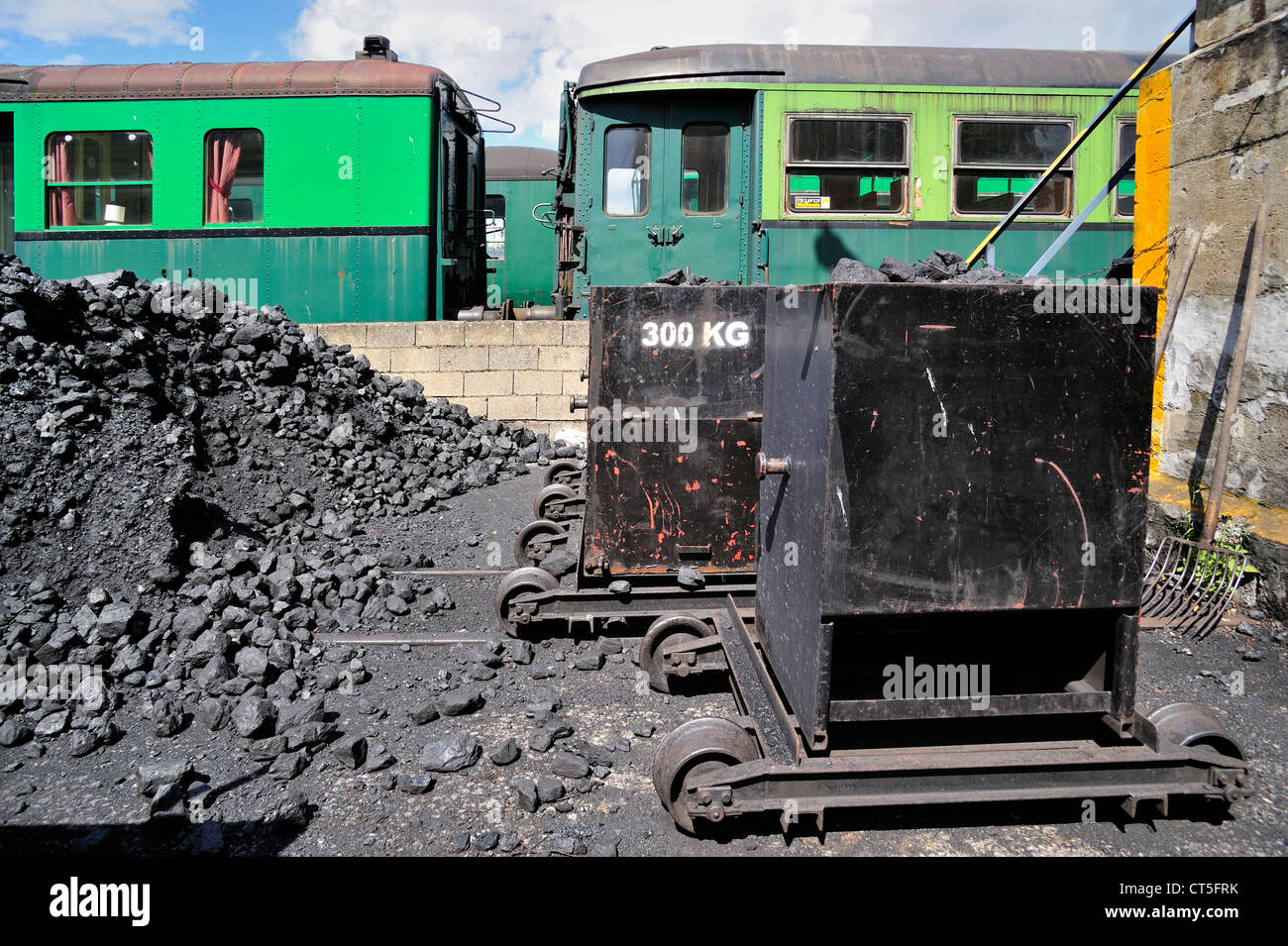 Coal storage for steam hires stock photography and images