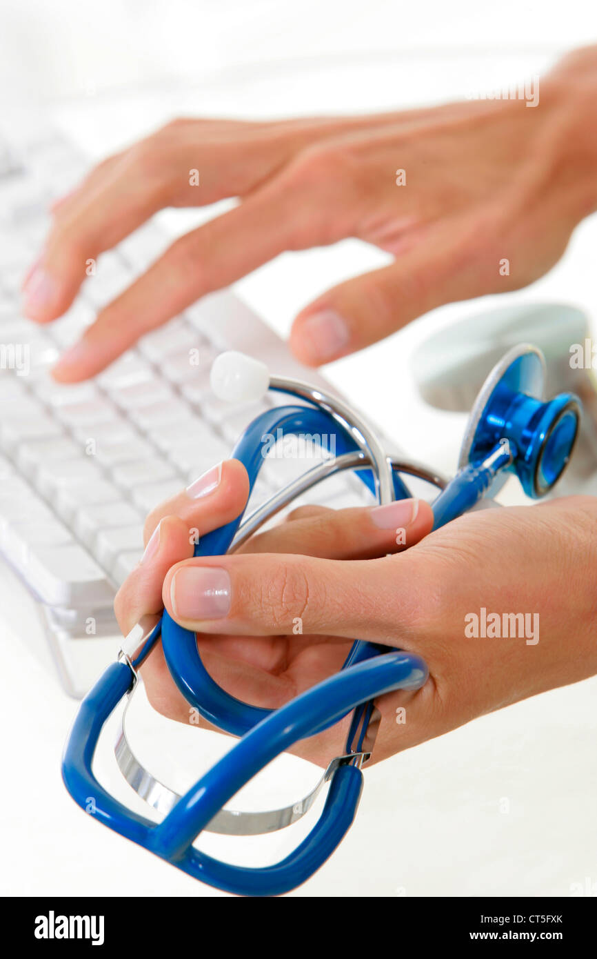 MEDICINE & COMPUTER SCIENCE Stock Photo