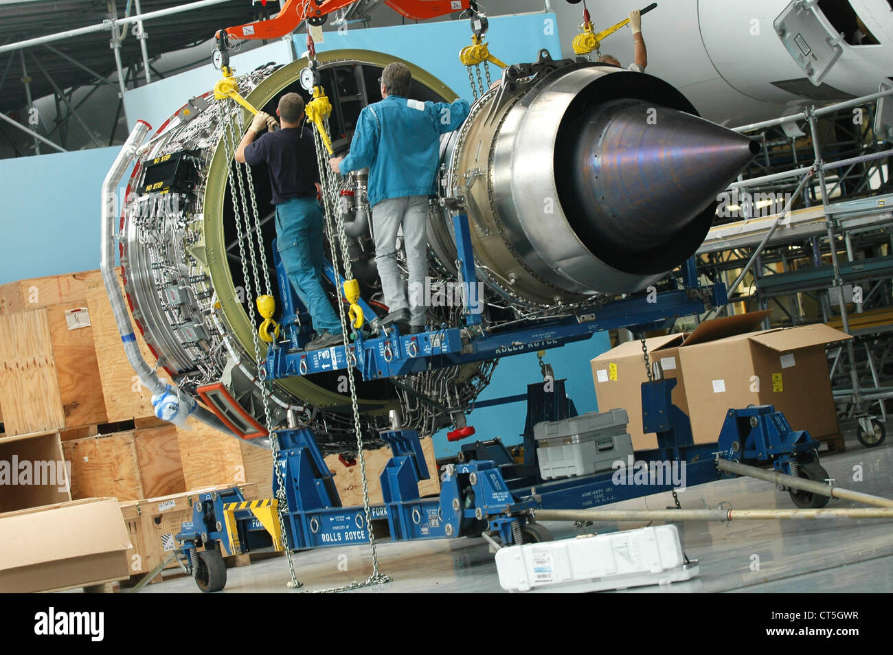 AERONAUTICS INDUSTRY Stock Photo