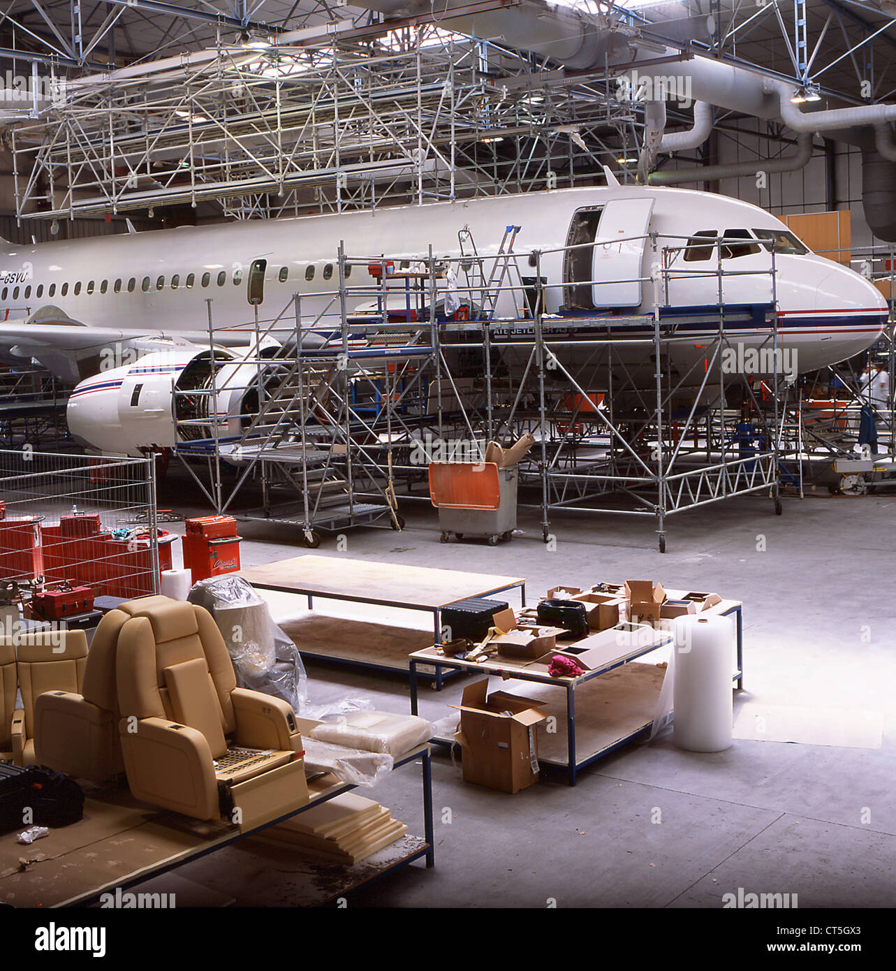 AERONAUTICS INDUSTRY Stock Photo