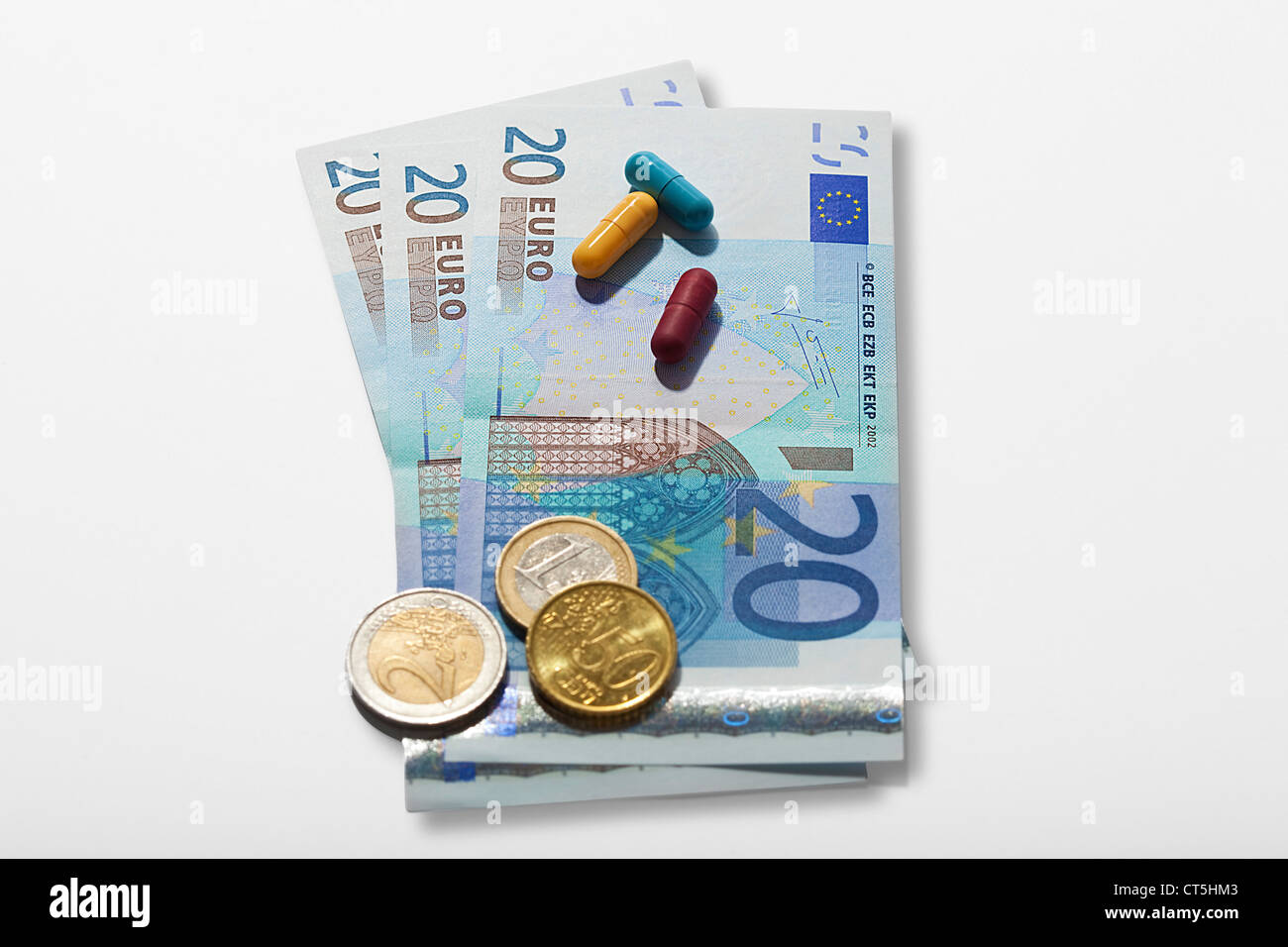 COST OF DRUGS Stock Photo