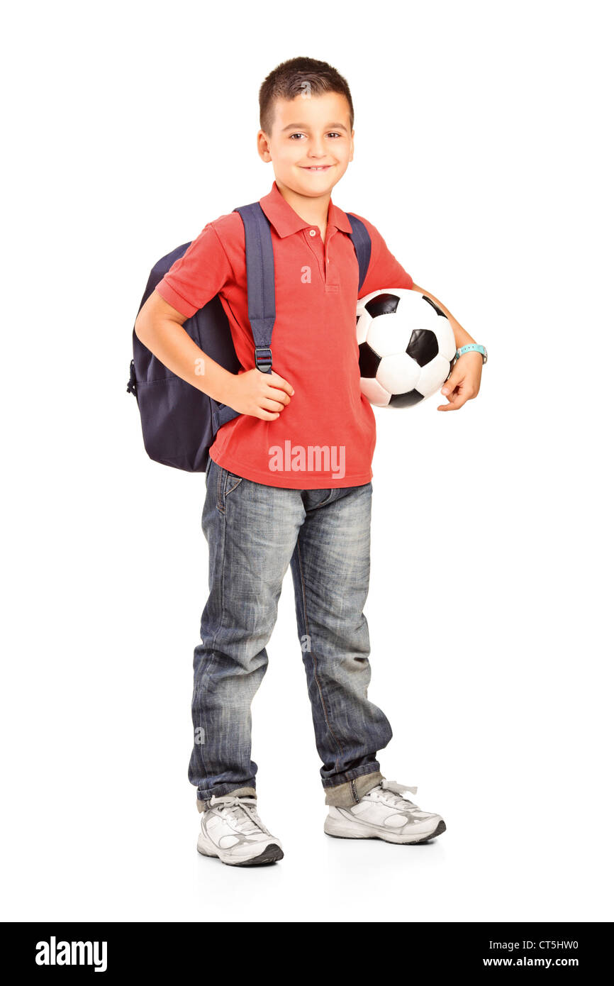 kid holding backpack