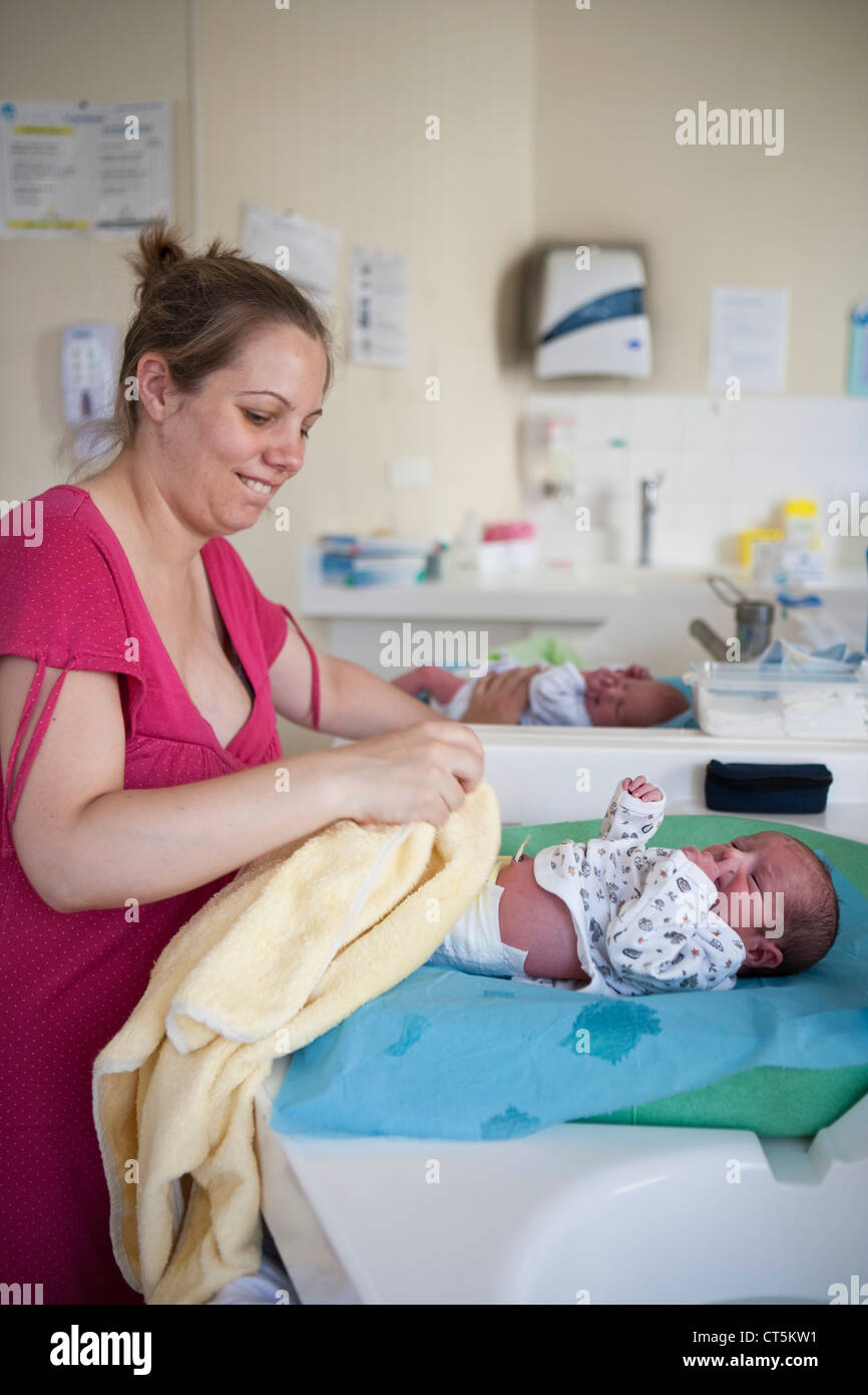 NEWBORN BABY HYGIENE Stock Photo Alamy