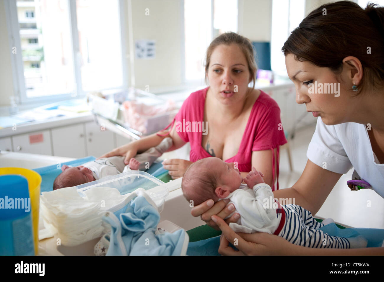 NEWBORN BABY HYGIENE Stock Photo Alamy