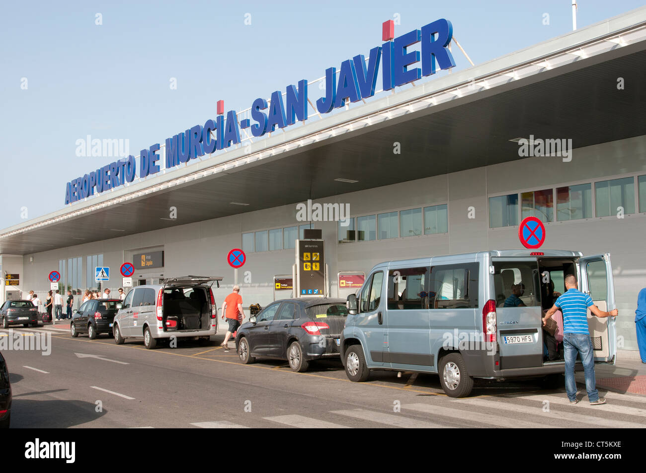 Murcia Airport San Javier Southern Spain Stock Photo