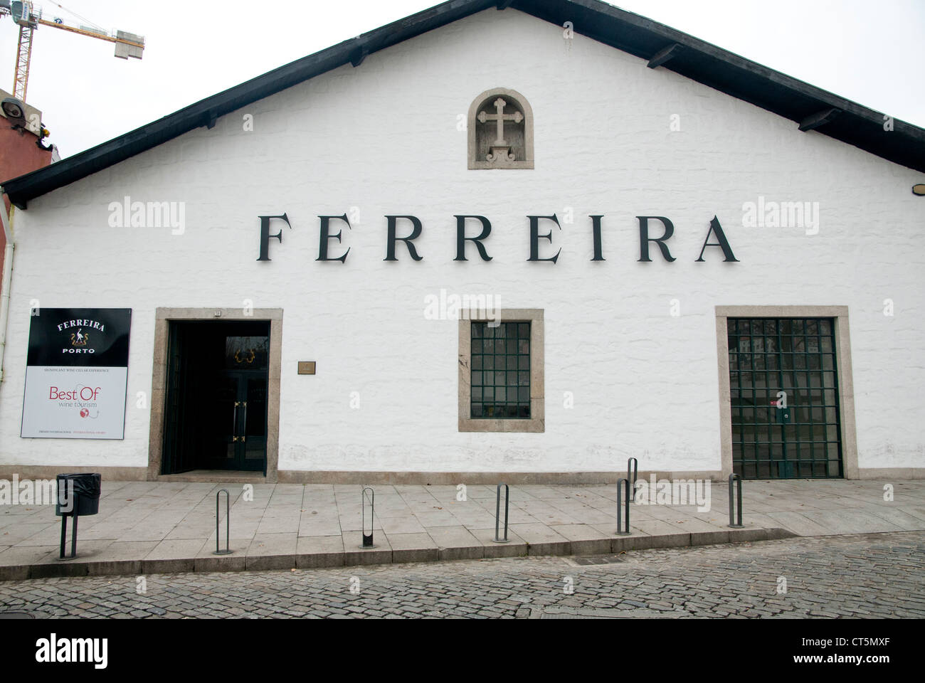 Ferreira Porto wine building facade Portugal Stock Photo Alamy